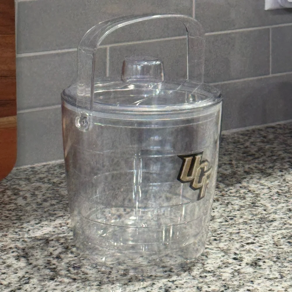 UCF University of Central Florida Knights Tailgating Plastic Ice Bucket w/ Lid